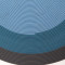 Gradient 3-Tone Round Outdoor Rug