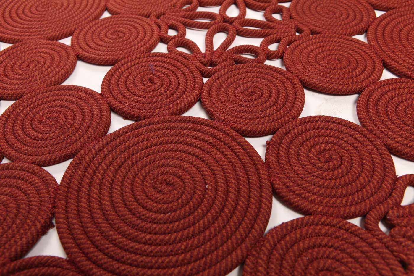 Rope carpet texture detail
