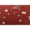 Round Rope-Woven Carpet (Red)