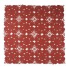 Round Rope-Woven Carpet (Red)