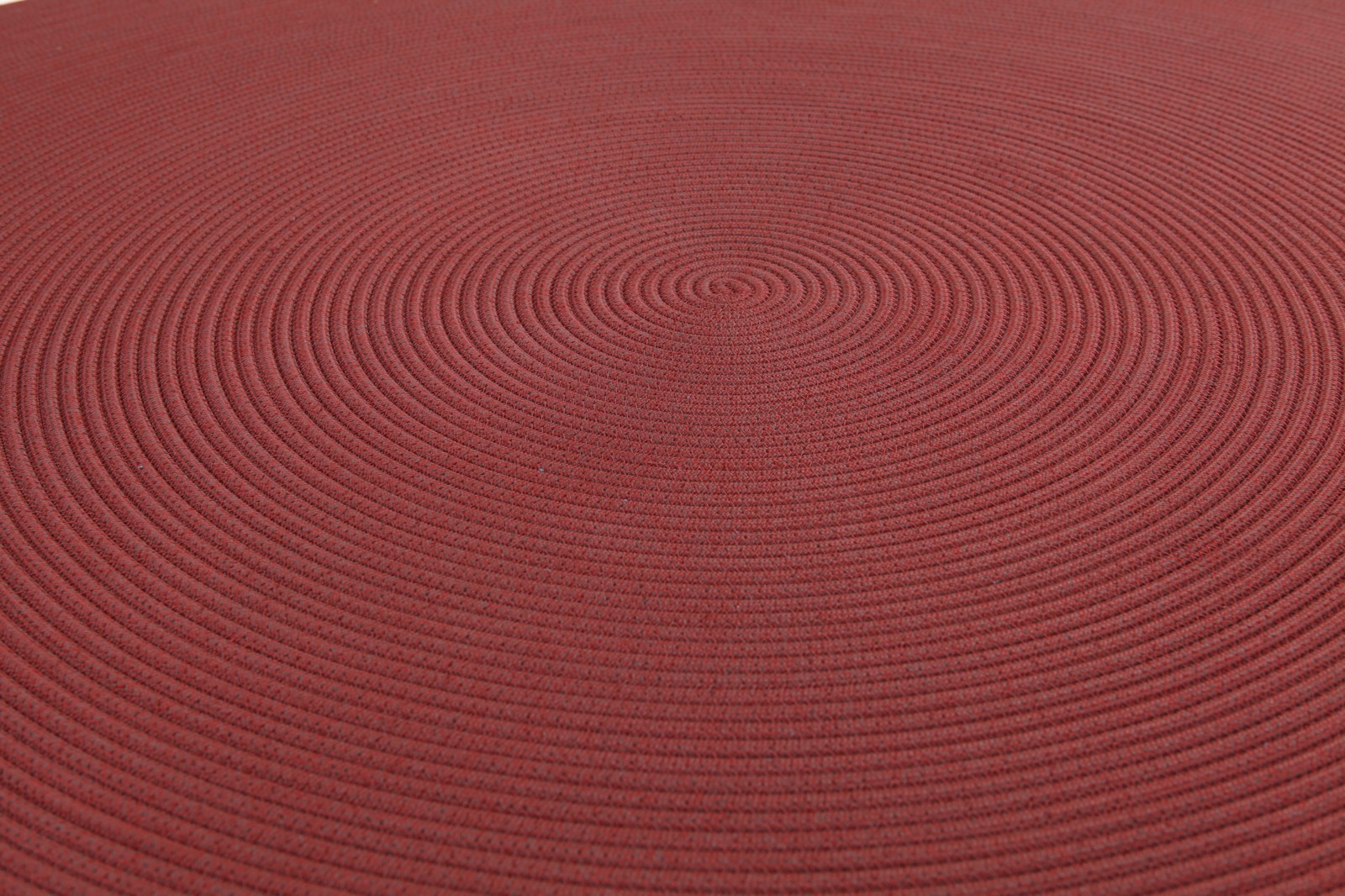Rope carpet concentric weave