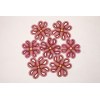 Floral Petal Rope-Woven Rug (7-Piece Round Assembly)