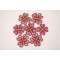 Floral Petal Rope-Woven Rug (7-Piece Round Assembly)