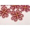 Floral Petal Rope-Woven Rug (7-Piece Round Assembly)