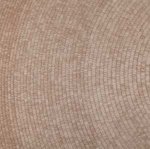 Round Hand-Woven Rope Rug — Concentric Braided Design | Natural Beige