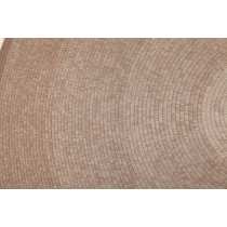 Round Hand-Woven Rope Rug — Concentric Braided Design | Natural Beige