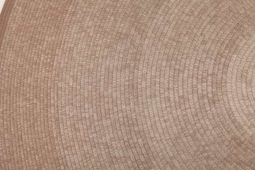Round Hand-Woven Rope Rug — Concentric Braided Design | Natural Beige