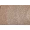 Round Hand-Woven Rope Rug — Concentric Braided Design | Natural Beige