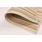 Hand-Woven Striped Rug - 4-Color Cream Blush Sage Mustard Rectangle Webbing Carpet