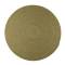 Multicolor Spiral Braided Round Outdoor Rug — Sage Green / Brick Red / Cream