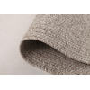 Neutral Beige Flatweave Rectangle Polyester Rope-Woven Outdoor Rug