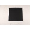 Black Square Polyester Rope-Woven Carpet with Bound Edge