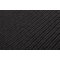 Black Square Polyester Rope-Woven Carpet with Bound Edge