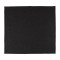 Black Square Polyester Rope-Woven Carpet with Bound Edge