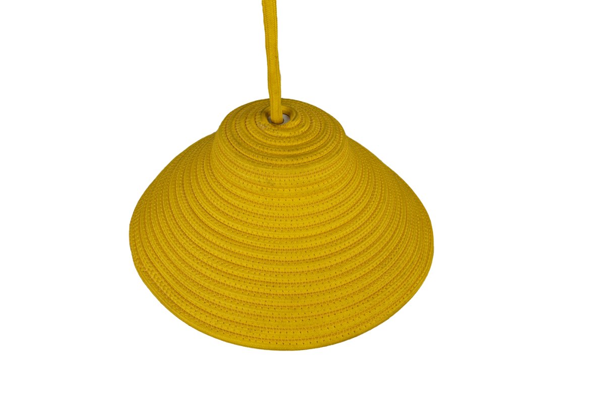 Coiled crown collar and cord entry