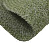 Textilene Speckled Coil-Weave Round Outdoor Rope Rug — Olive Green / Silver Fleck
