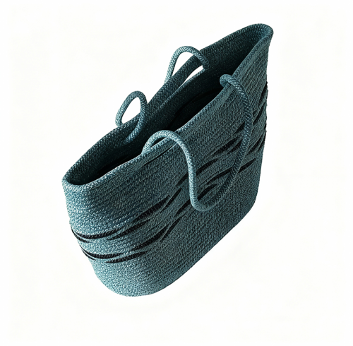 Polyester Waterproof PVC Rope Custom Simple Twine Braided Shoulder Bag | Quick Dry Waterproof | Mildew Resistant | Durable | Factory Direct Handicrafts