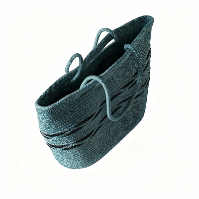 Polyester Waterproof PVC Rope Custom Simple Twine Braided Shoulder Bag | Quick Dry Waterproof | Mildew Resistant | Durable | Factory Direct Handicrafts