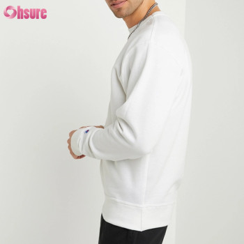 Customized Men's Sweatshirts|Cotton Polyster Frech Terry Mens Oneck Sweatshirt|Sweatshirt supplier OEM service Factory from China
