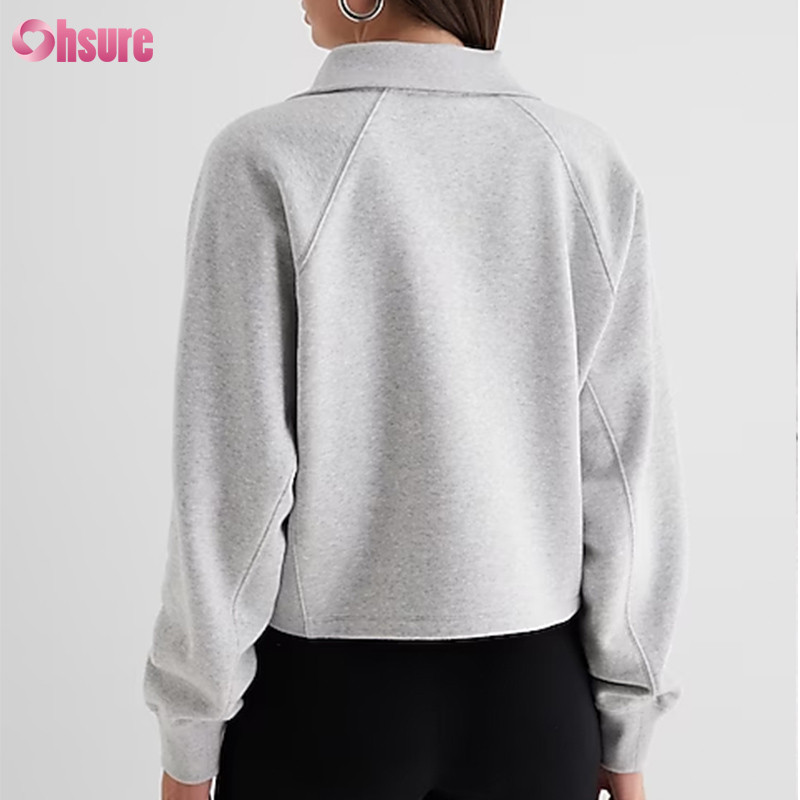 Customized Women's Zipper Up Sweatshirts