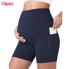 Maternity Bike Shorts Customized Oem And Odm Services | Innovative Pregnant Bike Shorts Supplier Nylon Spandex Bike Shorts Polyester Spandex Maternity Shorts