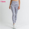 Custom Womens Gym Leggings Manufacturer | Nylon Spandex Polyester Spandex Sublimation Printing Leopard Yoga Pants Low MOQ Supplier High Waistband Tummy Control Fitness Tights