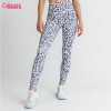Custom Womens Gym Leggings Manufacturer | Nylon Spandex Polyester Spandex Sublimation Printing Leopard Yoga Pants Low MOQ Supplier High Waistband Tummy Control Fitness Tights