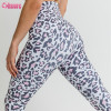 Custom Womens Gym Leggings Manufacturer | Nylon Spandex Polyester Spandex Sublimation Printing Leopard Yoga Pants Low MOQ Supplier High Waistband Tummy Control Fitness Tights