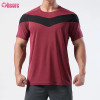 Customized Men's Gym T-Shirt|92% Polyester 8% spandex quick Dry Moisture wicking Mens Gym workout T shirt OEM service