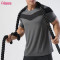 Custom Mens Gym T Shirt | 92% Polyester 8% Spandex Quick Dry Moisture Qicking Mens Gym Workout T Shirt OEM Service