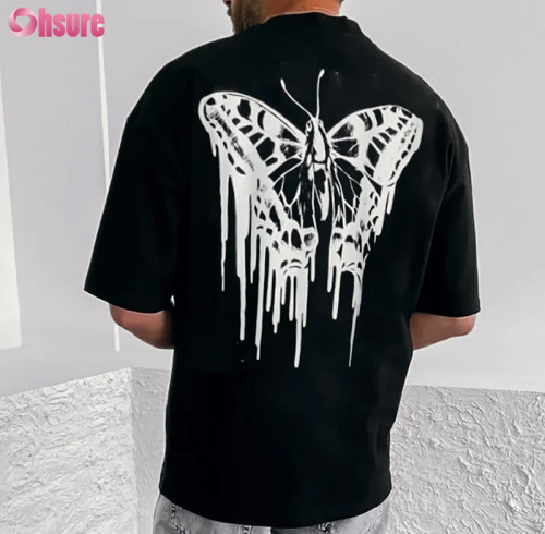 Custom Mens Oversize T Shirt | Digital Printing Oversize T Shirt Heavy Cotton T Shirt OEM Low MOQ Manufactruer