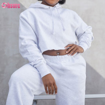 Customized Women's Sports Hoodies Manufactruer|Womens Crop Top Hoodie Cotton Polyester Fleece Warm  Casual Cropped Hoodie Sweatshirts
