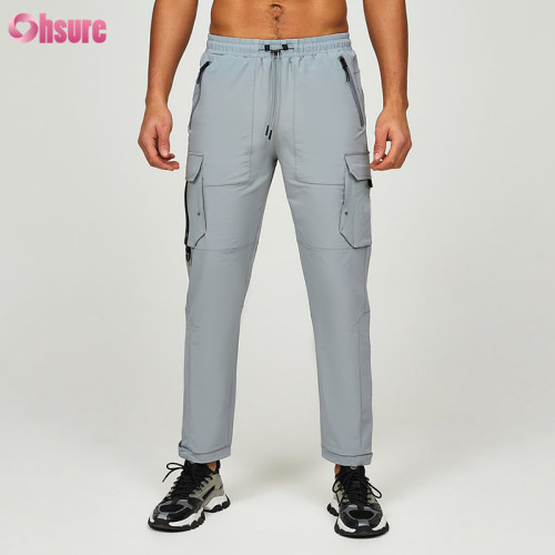 Custom Mens Track Pants | Woven Fabric Lightweaight Jogger Pants Sweat Pants Hiking Pants OEM Supplier