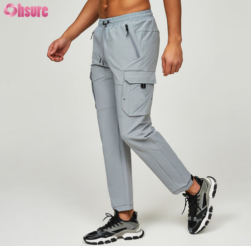 Custom Mens Track Pants | Woven Fabric Lightweaight Jogger Pants Sweat Pants Hiking Pants OEM Supplier