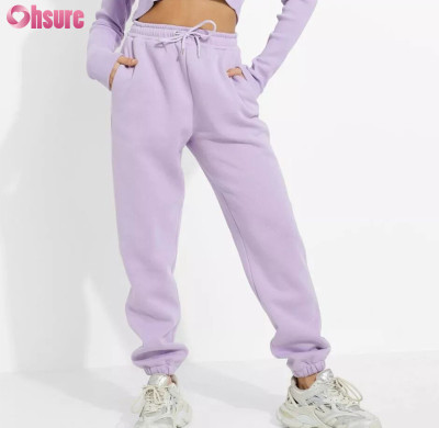 Custom Women's Sports Track Pants Manufacturer | Private label Womens Sweat Pants Cotton Fleece Jogging Bottom Supplier Direct Factory