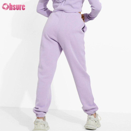 Custom Women's Sports Track Pants | Private label Womens Sweat Pants Cotton Fleece Jogging Bottom Supplier Direct Factory