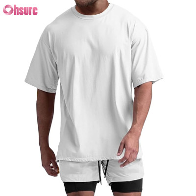 Custom Mens Sports T Shirt | Oversize Mens Gym T Shirt 100% Cotton Heavy Cotton Workout T Shirt OEM Supplier