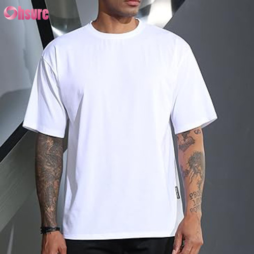 Custom Mens Sports T Shirt Manufacturer | Oversize Mens Gym T Shirt 100% Cotton Heavy Cotton Workout T Shirt OEM Supplier