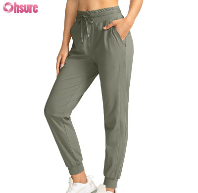 Custom Womens Jogger Pants Manufacturer | Womens Joggers Pants with Zipper Pockets High Waisted Athletic Tapered Sweatpants For Women Workout Pants