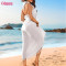 Custom Women Beachwear Sarong Manufacturer | Beach Sarong Pareo Womens Semi-Sheer Swimwear Cover Ups Short Skirt With Tassels
