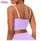 Custom Womens Yoga Bra | Buttery Soft Nylon Spandex Contrast Color Sports Bra Fitness Crop Bra Top OEM Supplier