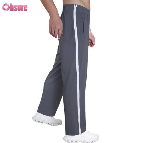 Custom Adaptive Pants | Tear Away Pants for Men Side Zipper Pants Zip Leg Sweatpants Breakaway Post Surgery Recovery Zipper Pants OEM Manufacturer