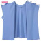 Custom Surgey Recovery T Shirt Manufacturer | Open-Back Adaptive Unisex T Shirt Post Surgery Recovery Tshirt Snap Open Tearaway Shirt OEM Factory
