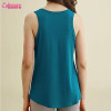 Custom Womens Bamboo Tank Top Manufacturer | Bamboo Cotton Singlet Women's Viscose SleepWear Tank Top Sleeveless Pajamas Vest OEM Factory
