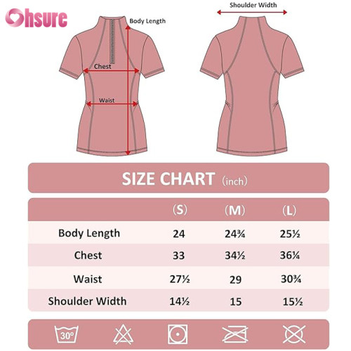 Custom Womens Equestrian T Shirt | Zipper Up Compression Slim Fit Horse Riding TShirt, Nylon Spandex Equestrain Short Sleeve Tshirt Factory Supplier From China