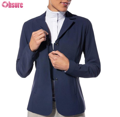 Custom Womens Equestrian Jacket Manufacturer | Button Up Slim Fit Womens Horse Riding Jacket, Equestrain Long Sleeve Equstrain Coat OEM Factory