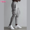 Custom Mens Cargo Pants | Mens Workout Sweatpants Cargo Jogger Pants Athletic Track Pants with Zipper Pockets