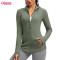 Custom Womens Running Jacket Manufacturer | Slim Fit Women's Zip Up Workout Jackets with Pockets Slim Fit Buttery Soft Nylon Spandex Jacket for Running Athletic Yoga Top