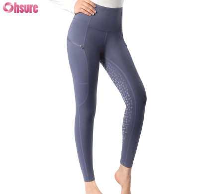 Custom Equestrain Leggings Manufacturer | Women's Full Seat Silicon Grip Equestrian Breeches Horse Riding Tights High Waisted Leggings for Women