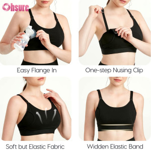 Custom Women Pumping Bra | Mother Hood Breastfeeding Hands Free Pumping Bra, Breast Pump Bra, Adjustable Breastfeeding Nursing Bra for Holding Breast Pumps